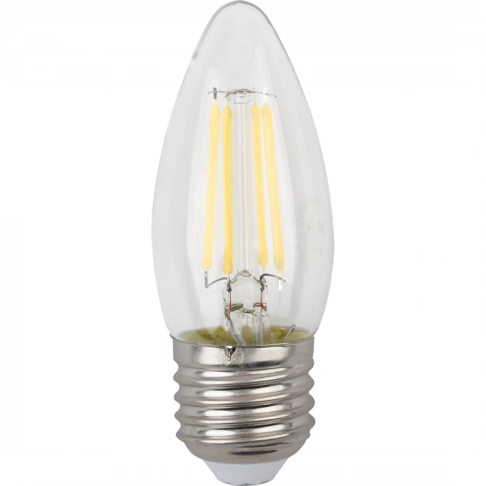 Лампочка светодиодная ЭРА F-LED B35-9w-840-E27 Е27 / Е27 9Вт филамент свеча нейтральный белый свет B0046997