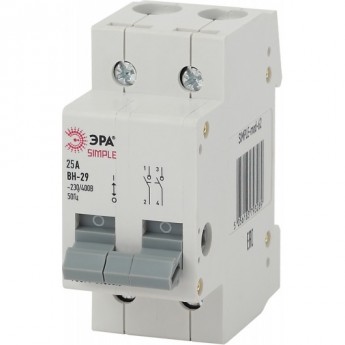 Выключатель нагрузки ЭРА SIMPLE-MOD-60 2P 25А ВН-29